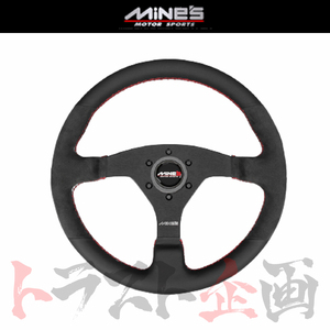 MINE'S マインズ R－S レザーステアリング 丸型 汎用 350Φ トラスト企画 (875111037