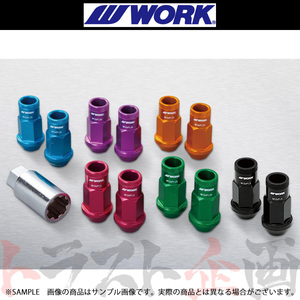 WORK ワーク 軽量 レーシングナット ブラック M12 x P1.25 240024 トラスト企画 (979131077