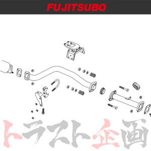 FUJITSUBO フジツボ フロント パイプ カプチーノ EA21R K6A 1991/10-1998/3 620-80313 トラスト企画 (759141052