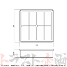 HKS スーパーエアフィルター ミラージュ CL2A 4G15 70017-AM105 トラスト企画 ミツビシ (213182371_画像2