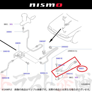 NISMO ニスモ ヘリテージ クラッチ ホース スカイライン GT-R R32/BNR32 RB26DETT 1989/08-1993/02 30855-RHR21 トラスト企画 (660152049