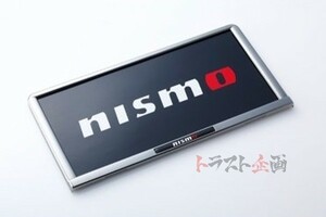 NISMO ニスモ ブラッククロームメッキナンバープレートリム リーフ ZE1 96210-RN020 トラスト企画 ニッサン (660101862