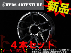 ウェッズ ADVENTURE MUD VANCE 04 16x5.5 22 5H/139.7 ブラックポリッシュ ホイール アドベンチャー 4本 38925 トラスト企画 (179132153