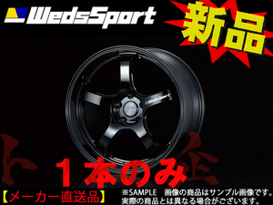 WEDS ウェッズ スポーツ WedsSport RN-05M 18x8.5 45 5H/114.3 GLOSS BLACK アルミ ホイール 1本 72757 トラスト企画 (179131042