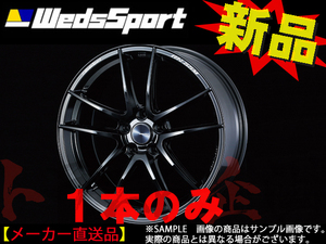 WEDS ウェッズ スポーツ WedsSport RN-55M 19x8.5 38 5H/114.3 GLOSS BLACK アルミ ホイール 1本 73555 トラスト企画 (179131784