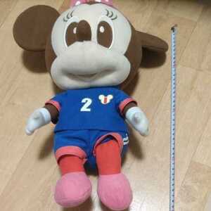 ぬいぐるみ ディズニー　ミニーマウス　ミニー　コレクション　ワールドカップ　サッカー　日本代表ユニフォーム　約40約30サイズなでしこ
