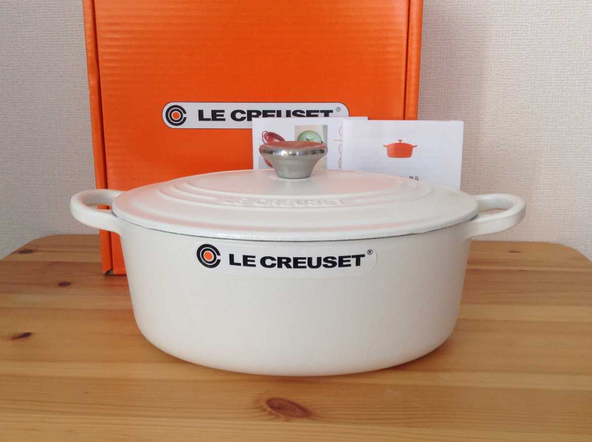 ヤフオク! -「ルクルーゼ オーバル ホワイト」(鍋) (調理器具)の落札