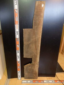 s2101915 ヴィンテージ板●欅●木材●約1m30cm×厚1.3cm～2cm