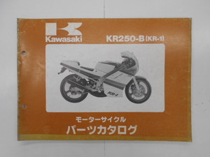 カワサキ　パーツカタログ　KR250-B(KR-1)
