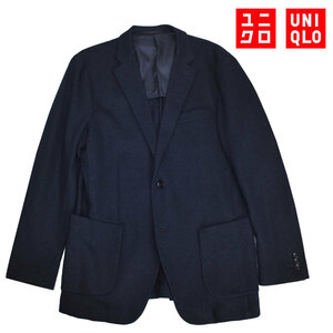 UNIQLO ユニクロ メンズ 秋冬ジャケット【ネイビー/XL】美品！ 