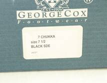 未使用 デッドストック 90s 英国製 ジョージコックス ラバーソール ギブソン ピンク レザー UK7 箱違い_画像6