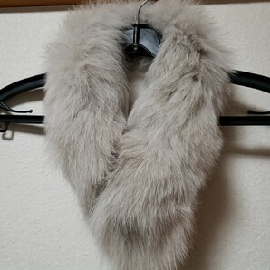 新品 サガフォックス 毛皮 フォックスファー マフラー