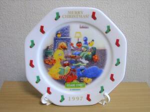 *** 1997 year Sesame Street Christmas year plate SEGA ( obtaining after storage )③ ***