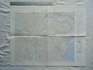 【古地図 昭和40年代】『掛川』五万分一地形図静岡16号【東海道本線新幹線 大井川鉄道本線 東名高速 茶業試験場 島田市 日清紡績 菊川町】