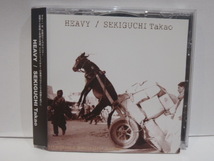 帯付 CD　SEKIGUCHI Takao　HEAVY　ギター エレキギター　即興 実験_画像1