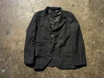 BLACK COMME des GARCONS 13SS バックワッペン ポリ縮ジャケット × AD2012 ブラックコムデギャルソン 1K-J006_画像2