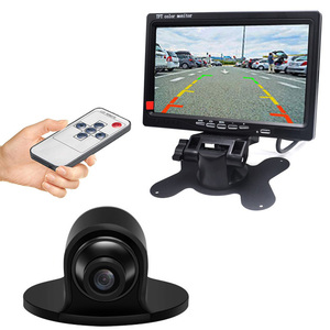  back camera set cohesion type small size in-vehicle camera drilling un- necessary 7 -inch monitor installation easy front / back camera combined use LP-omt70CCUFO2200