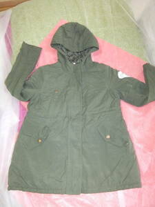  leather (*V*)ii* girl . warm jacket .**0**140 size (^ω^)**** used use item * long-term keeping goods 