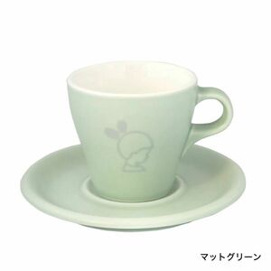 INIC coffee ファインデイカップ・ソーサー　マットグリーン　マグカップ　コーヒーカップ