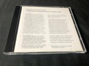 HECKER - ACID IN THE STYLE OF DAVID TUDOR CD / Editions Mego Russell Haswell 