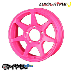 CST ZERO1 HYPER+J ゼロワンハイパー 16インチ 5H139.7 6J +0 1本 ホイール 蛍光ピンク ジムニーシエラ jb74 スズキ