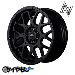 MID マルカ NITRO POWER M28 バレット 15インチ 4H100 5J +48 2本セット ホイール セミグロスブラック