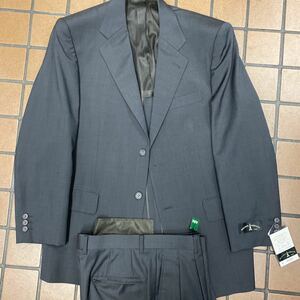  super-discount tag equipped high class 39,000 jpy JEAN PAUL GIRBAUD Paris 2. button suit setup size AB5 charcoal brown group Sara Sara light weight cloth 