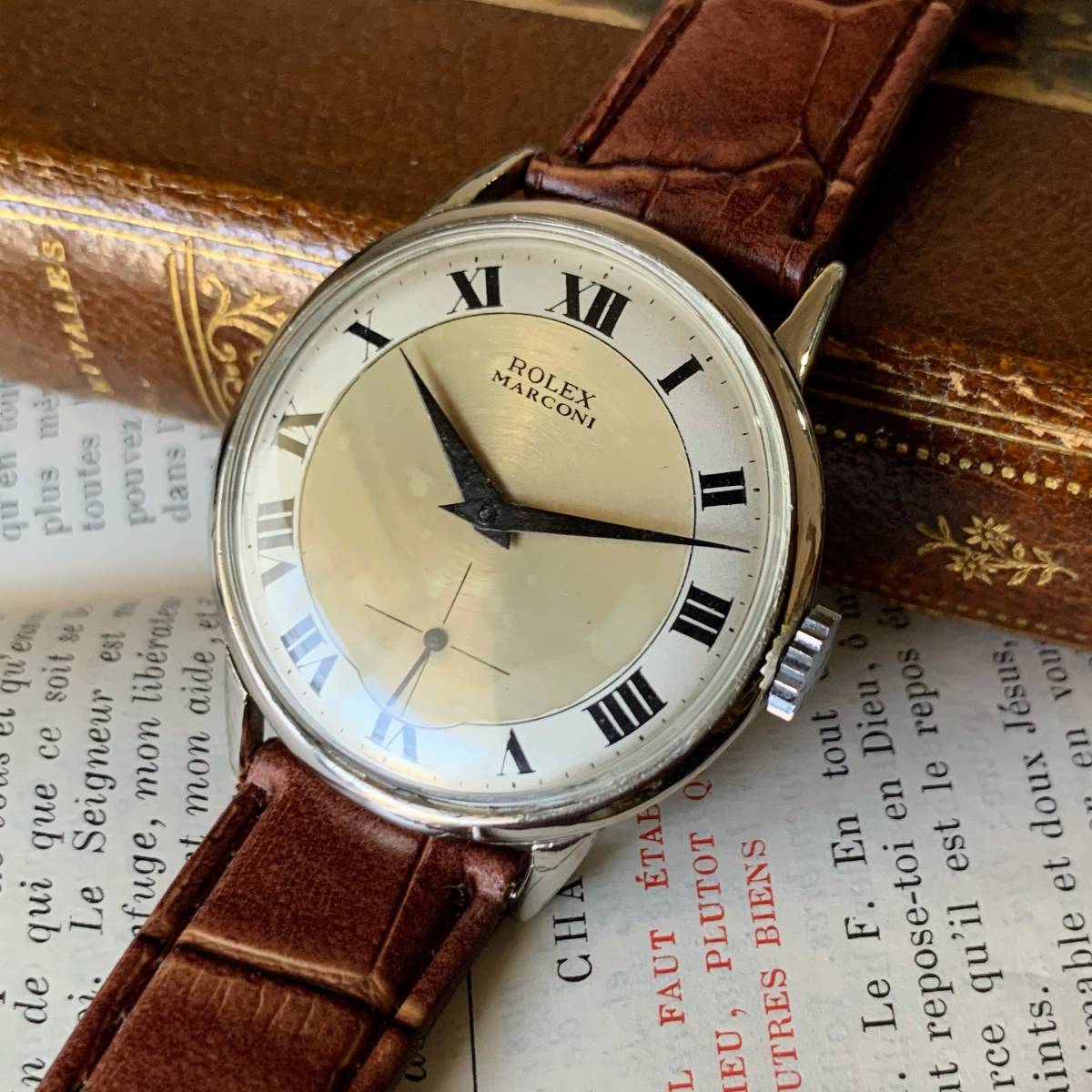 即日出荷 MARCONI 腕時計 ROLEX MARCONI 腕時計 1910年 アンティーク