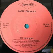 7”●Carol Douglas / I Got Your Body SWEDENオリジナル盤SF 6707 ハイエナジー_画像3