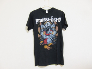★Protest The Hero Tシャツ / Sサイズ(恐らくレディース) 黒 メタルコア メタル プログレ