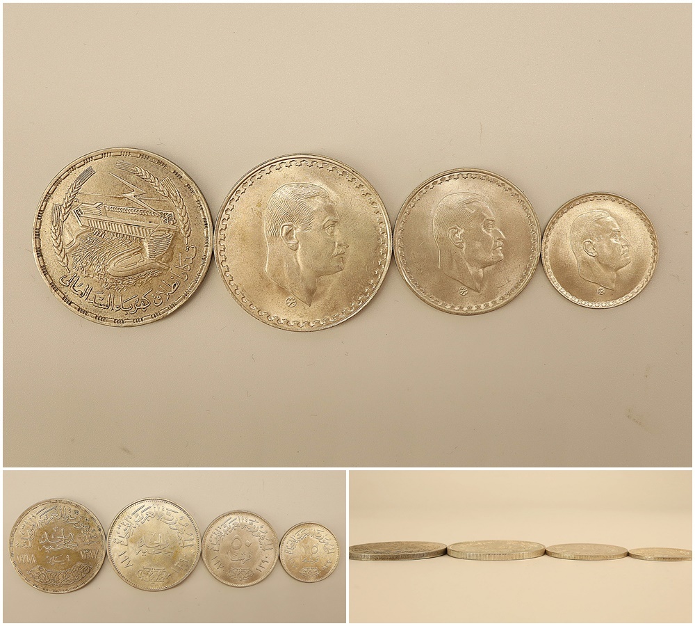 ふるさと納税 エジプト王国1352/1933年20ピアストル銀貨ファード1世