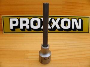  プロクソン 1/2(12.7) 六角 7mm ロング ヘックス ソケットレンチ PROXXON