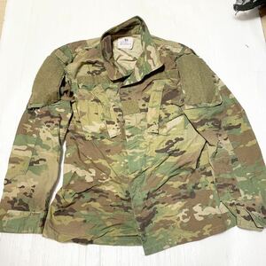 米軍放出品　実物マルチカム 迷彩ARMY コンバットジャケット 33R 中古　訳あり　上着