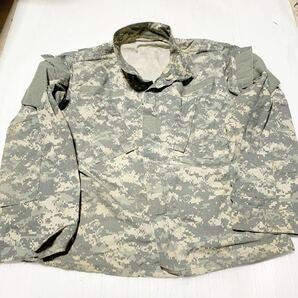 米軍実物 アメリカ陸軍 ACUデジタル迷彩 コンバットジャケット 中古 S/XSの画像1