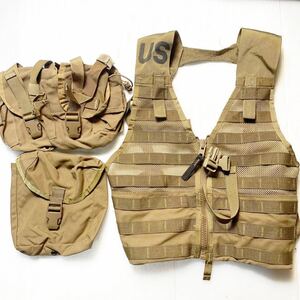 米軍放出品 Molle IFAK 個人医療キットポーチ Molle FLC2タクティカルベスト キャンティーンポーチセット 海兵隊 USMC 実物