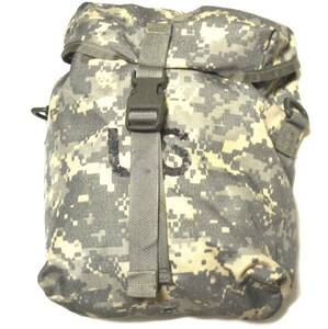 実物 米軍放出品 ACU迷彩 Molle ライトウェイト ポーチ 30x23 gh