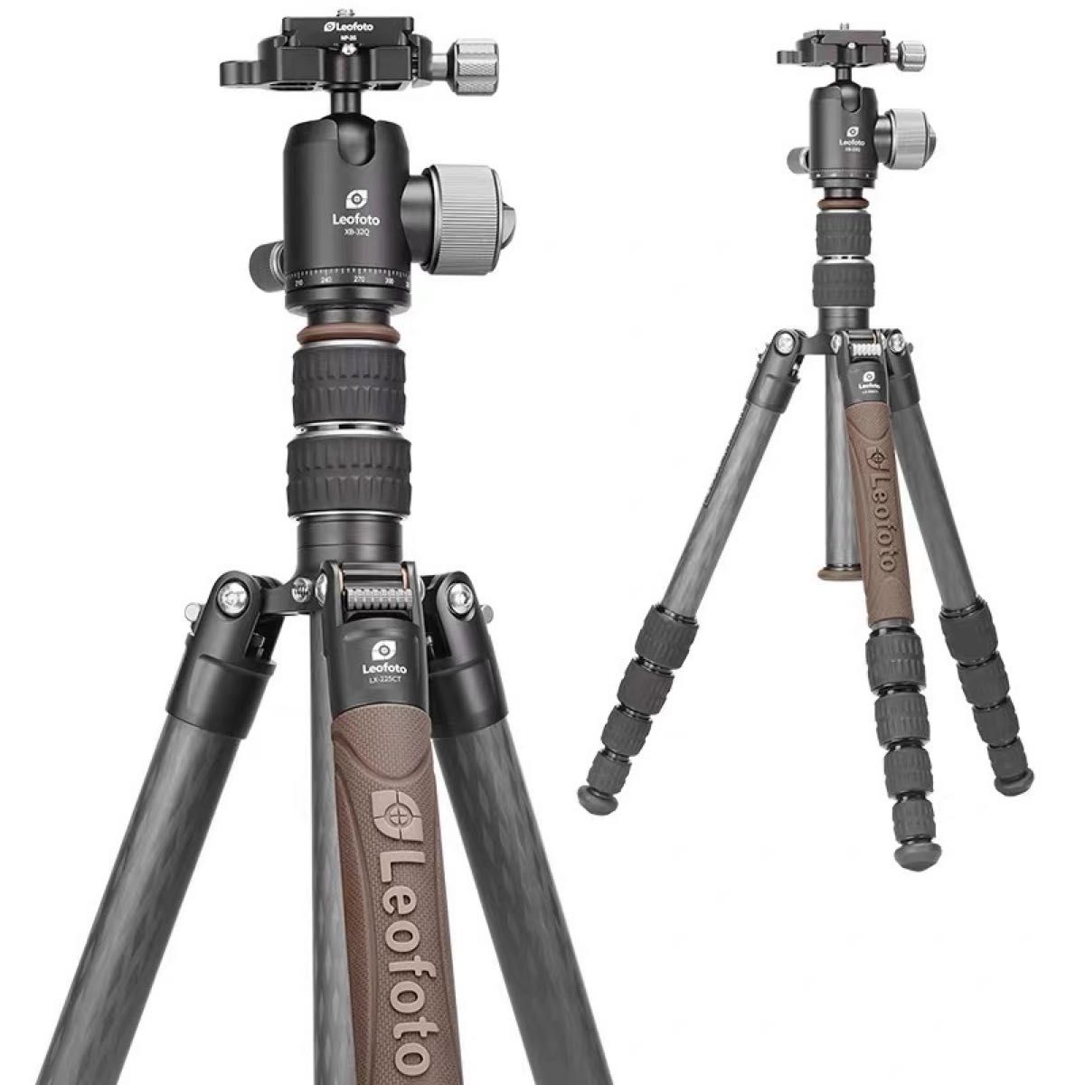 東京在庫】Leofoto MP-285C&VH10雲台カーボン5段一脚セット脚径28mm