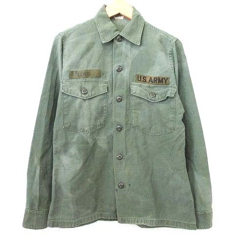 70s US ARMY 米軍 ユーティリティーシャツ vintage 軍物 ミリタリー