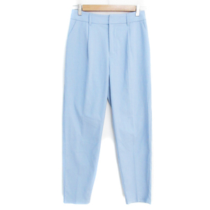  Nano Universe nano universe tuck pants tapered pants Easy pants long height 38 light blue light blue /FF21 lady's 