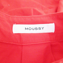 マウジー moussy フレアスカート ひざ丈 無地 1 オレンジ /FF34 レディース_画像5