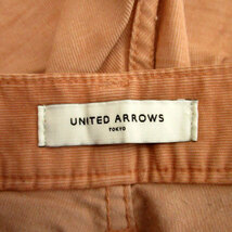 ユナイテッドアローズ UNITED ARROWS テーパードパンツ アンクル丈 コーデュロイ 38 ピンク /MS31 レディース_画像6