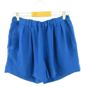  Florent FLORENT culotte short pants blue 38 *A983 lady's 