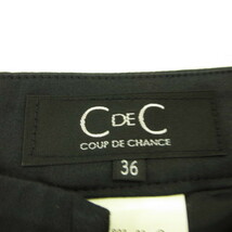 クードシャンス CdeC COUP DE CHANCE ショートパンツ 黒 36 *T52 レディース_画像3