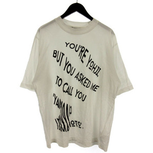 ワイスリー Y-3 PRINT TEE Tシャツ カットソー 半袖 プリント CF2589 16C001 M ホワイト メンズ