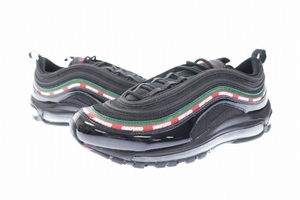 ナイキ NIKE ×UNDEFEATED アンディフィーテッド AIR MAX 97 OG BLACK エア マックス AJ1986-001 27 黒 ブラック ブランド古着ベクトル ▲