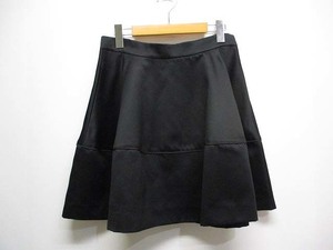 エイチ&エム H&M 台形 フレア スカート 40 黒 ブラック レディース