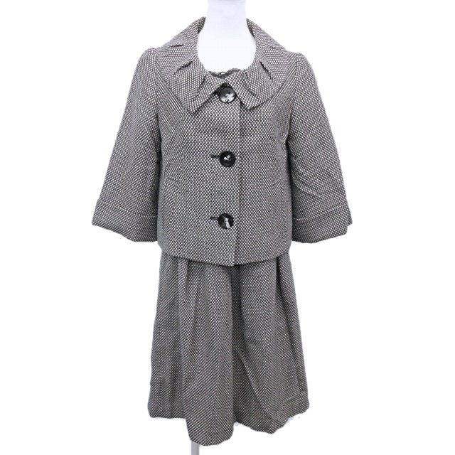 きれい 美品 フォクシー 清楚 ストレッチ ワンピース セットアップ