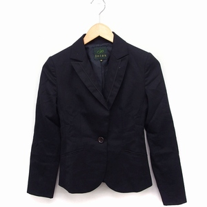  Joias Joias tailored jacket outer plain wool . black black /FT37 lady's 