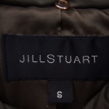 ジルスチュアート JILL STUART ジャンパー ブルゾン アウター 中綿 ステンカラー ダブル リブ S カーキ /NT29 レディース_画像3