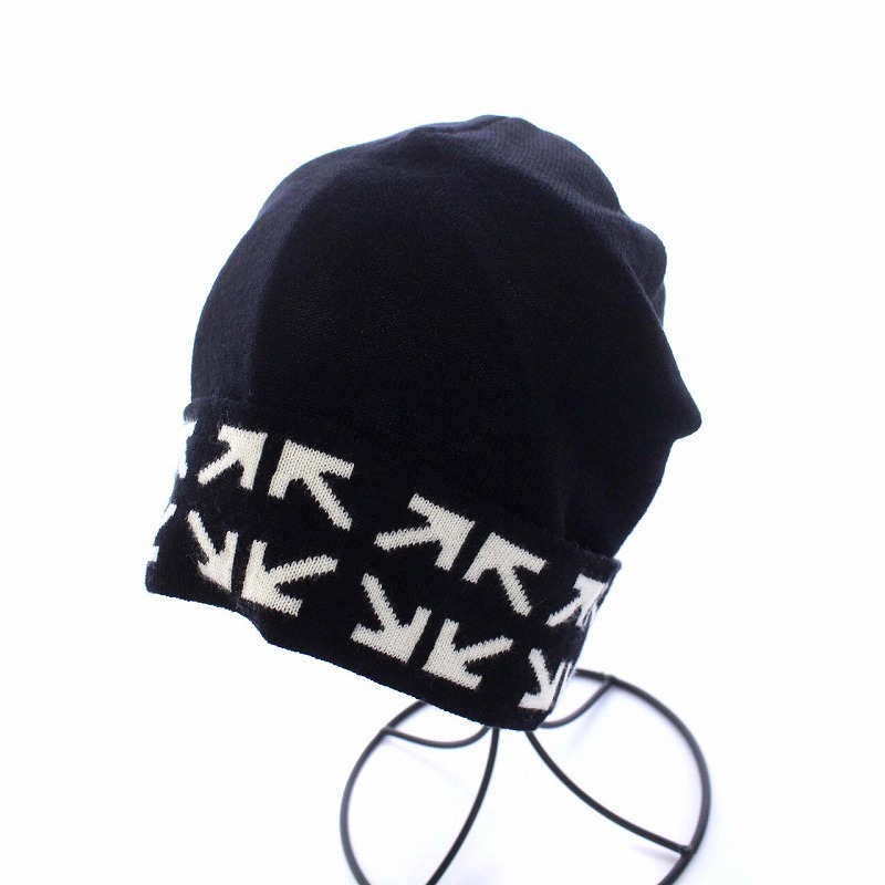 オフホワイト OFF WHITE LOGO BEANIE ロゴビーニー ニット帽 ニット